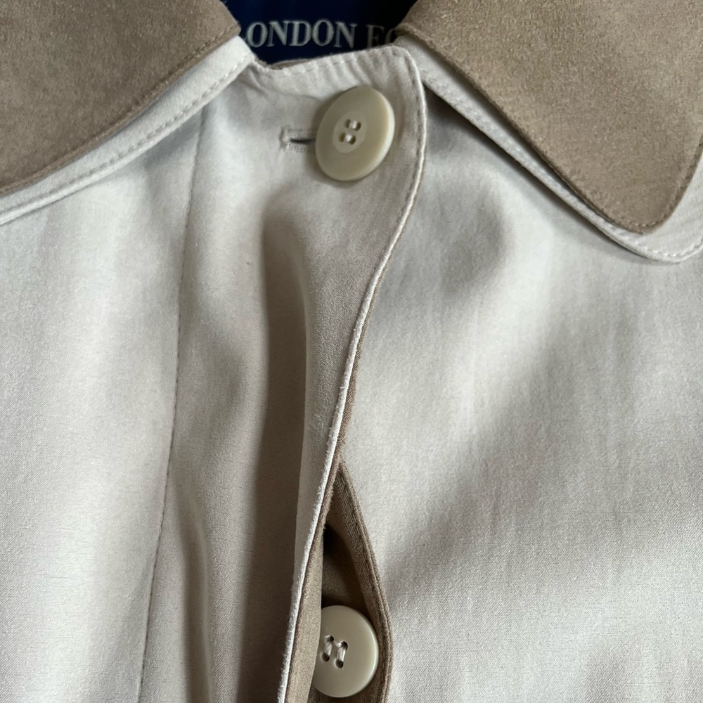 VTG London Fog Tan All Weather Coat: Size S - Picture 3 of 6